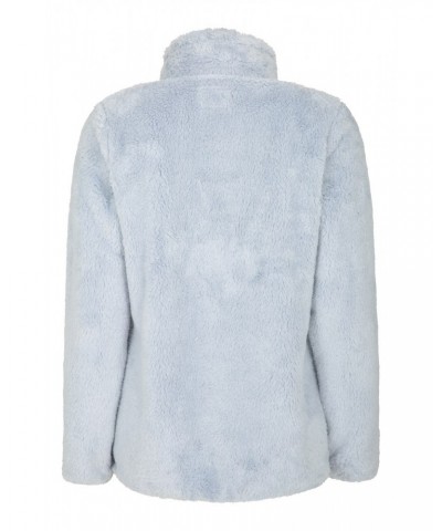 Teddy Womens Half-Zip Fleece Pale Blue $18.80 Fleece