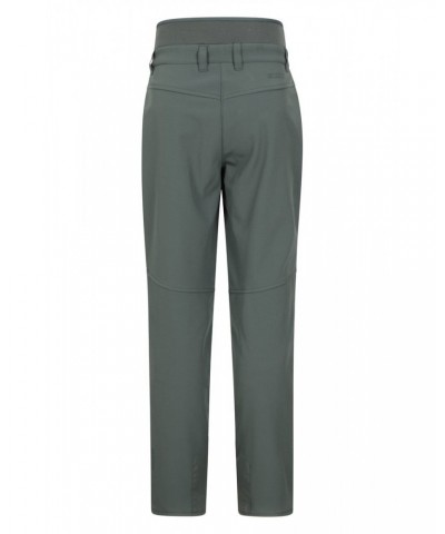 Avalanche Recco Womens High-Waisted Softshell Ski Pants Khaki $33.00 Pants