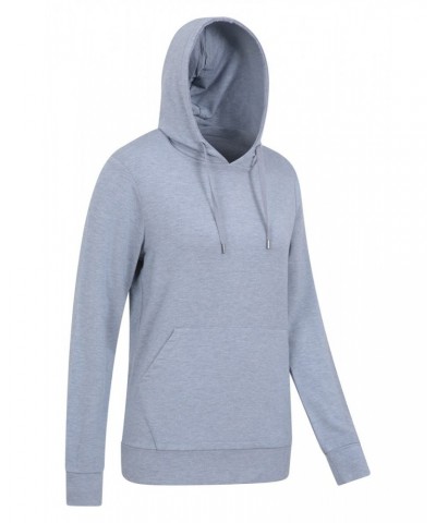 Womens Loungewear Fleece Hoodie Blue $19.13 Fleece