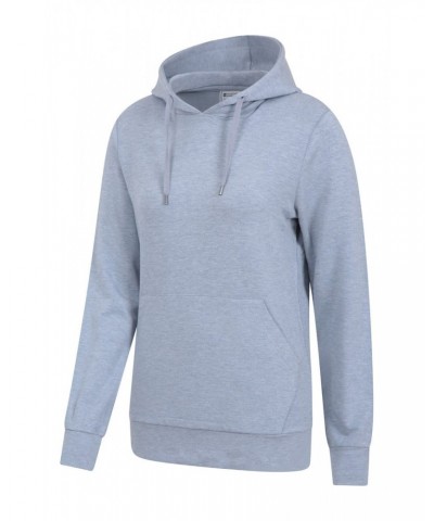 Womens Loungewear Fleece Hoodie Blue $19.13 Fleece