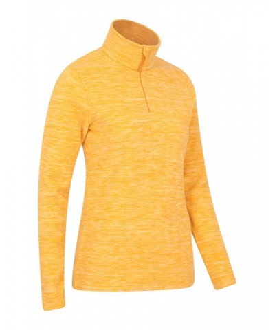 Snowdon Melange Womens Half-Zip Fleece Mustard $12.50 Fleece