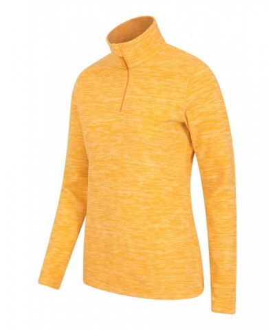 Snowdon Melange Womens Half-Zip Fleece Mustard $12.50 Fleece