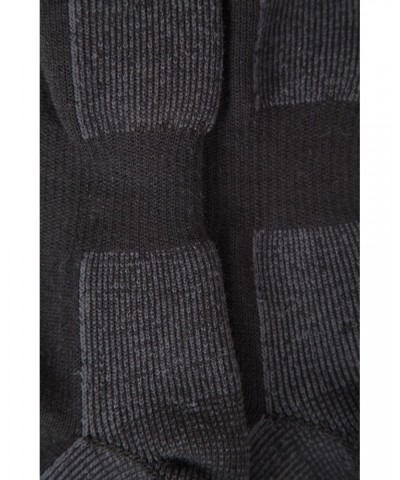 Extreme Trek Mens Merino Wool Mid-Calf Socks Black $14.49 Accessories