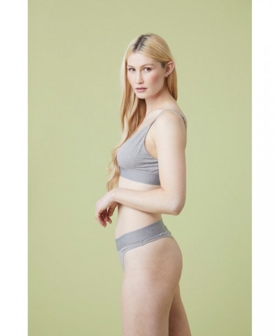 Core Womens Thong Grey $11.02 Loungewear