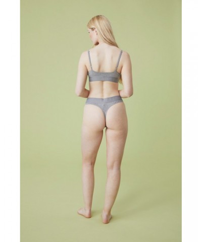 Core Womens Thong Grey $11.02 Loungewear