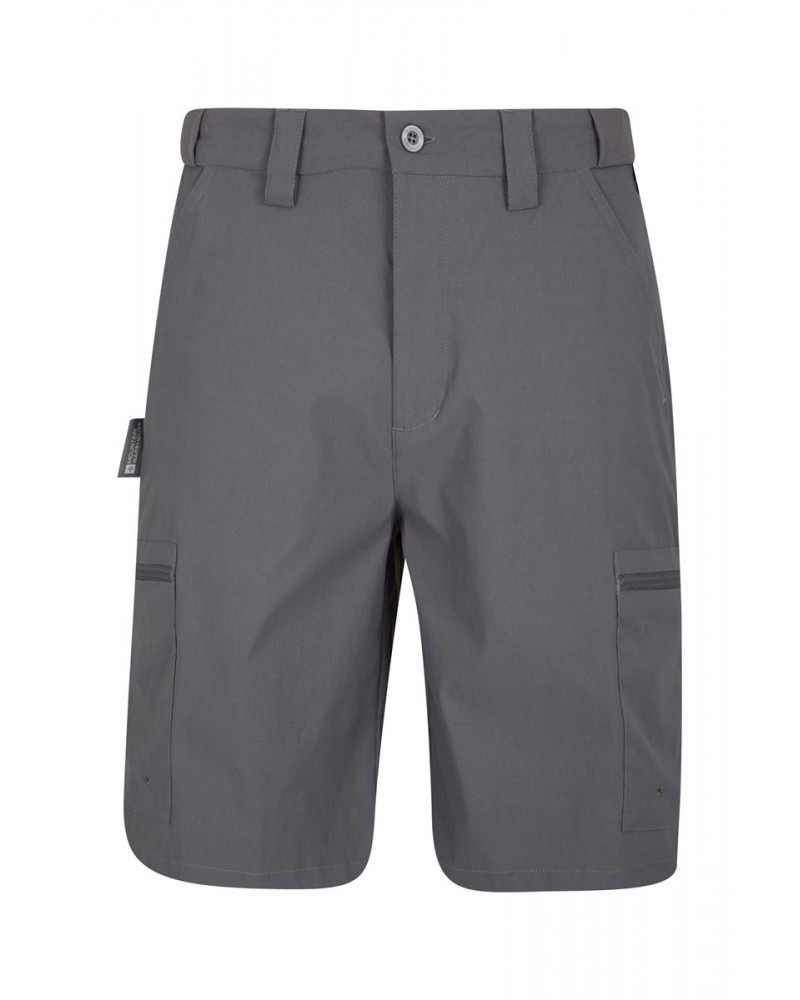 Trek Stretch Mens Shorts Grey $22.56 Pants