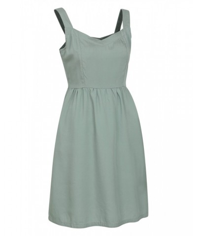 Summer Time Chambray Womens Dress Khaki $18.45 Dresses & Skirts