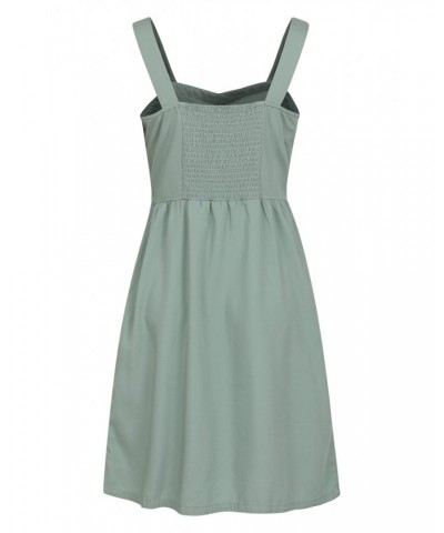 Summer Time Chambray Womens Dress Khaki $18.45 Dresses & Skirts