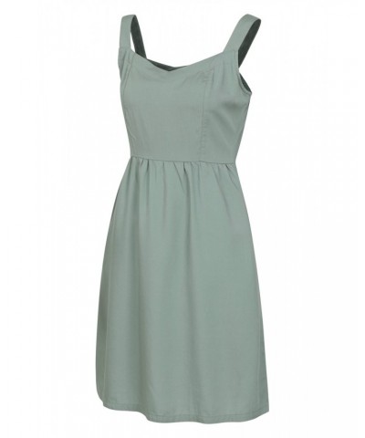 Summer Time Chambray Womens Dress Khaki $18.45 Dresses & Skirts