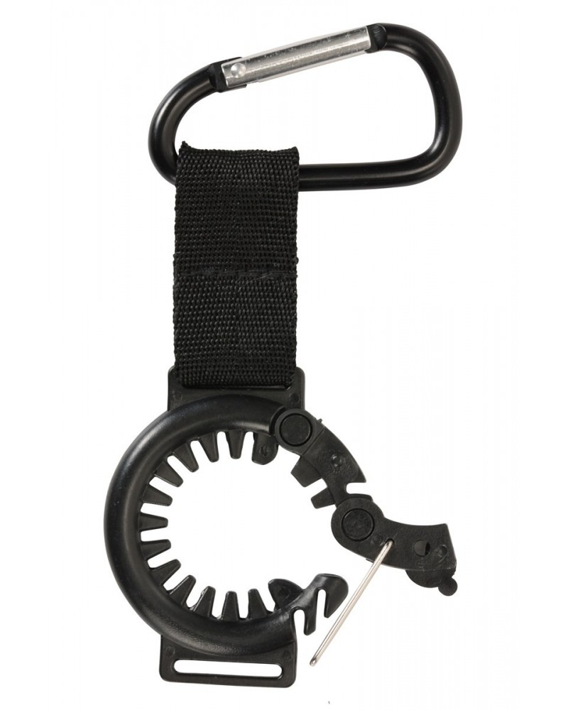 Bottle Clip with Karabiner Black $7.01 Walking Equipment