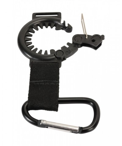 Bottle Clip with Karabiner Black $7.01 Walking Equipment