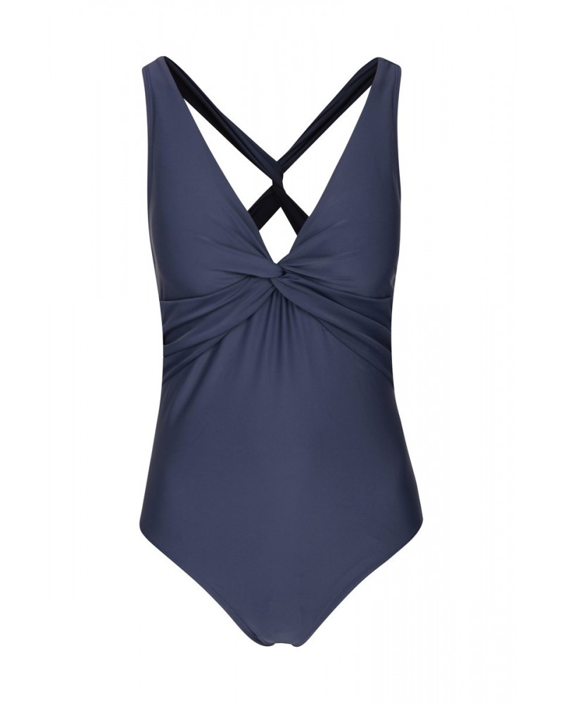 Maldives Womens Slimming Swimsuit Navy $24.90 Swimwear