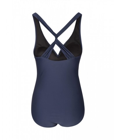 Maldives Womens Slimming Swimsuit Navy $24.90 Swimwear