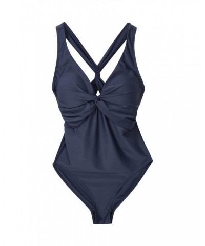 Maldives Womens Slimming Swimsuit Navy $24.90 Swimwear