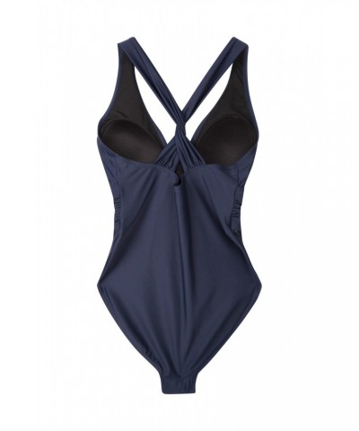 Maldives Womens Slimming Swimsuit Navy $24.90 Swimwear