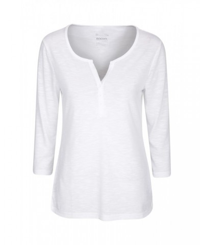 Paphos Womens Quick-Dry UV Button Top White $16.17 Tops