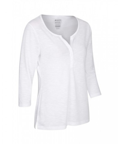 Paphos Womens Quick-Dry UV Button Top White $16.17 Tops