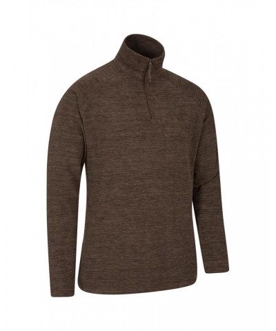 Snowdon Mens Micro Fleece Brown $13.49 Fleece