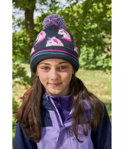Character Kids Fleece Lined Thermal Beanie Navy $11.79 Accessories