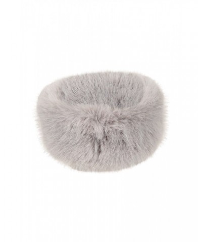 Womens Faux Fur Thermal Headband Grey $18.80 Accessories