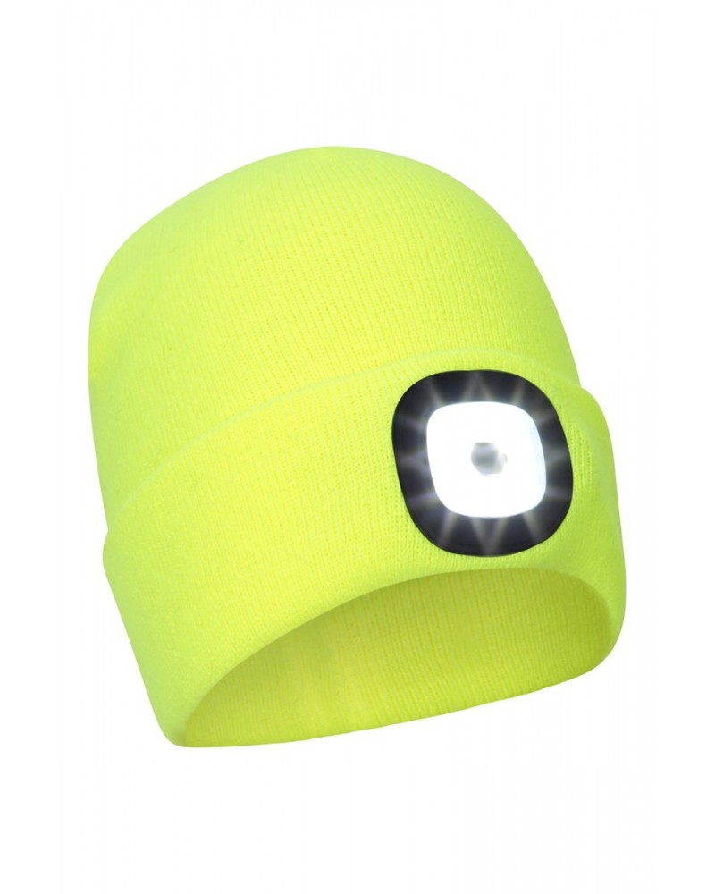 Highlands Mens Light Up Beanie Lime $14.30 Accessories