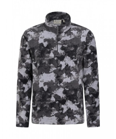 Camber II Mens Half-Zip Fleece Navy Camouflage $14.30 Fleece