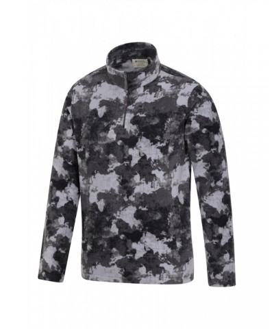 Camber II Mens Half-Zip Fleece Navy Camouflage $14.30 Fleece