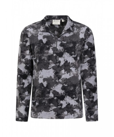 Camber II Mens Half-Zip Fleece Navy Camouflage $14.30 Fleece