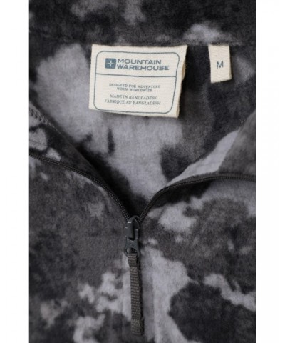 Camber II Mens Half-Zip Fleece Navy Camouflage $14.30 Fleece