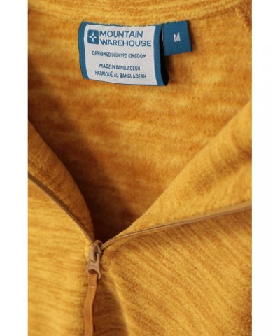 Snowdon Mens Micro Fleece Yellow $13.49 Fleece