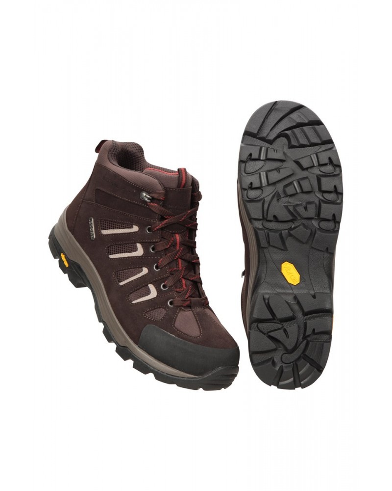 Vertex Mens Extreme Waterproof Vibram Boots Brown $42.39 Footwear