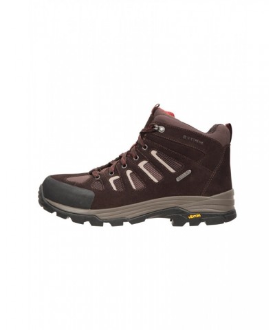 Vertex Mens Extreme Waterproof Vibram Boots Brown $42.39 Footwear