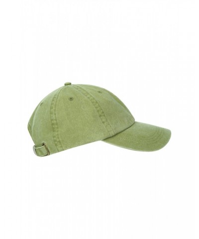 Washed Mens Baseball Cap Green $10.02 Accessories