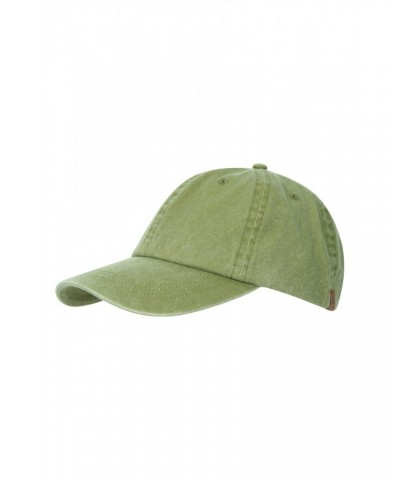 Washed Mens Baseball Cap Green $10.02 Accessories