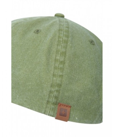 Washed Mens Baseball Cap Green $10.02 Accessories