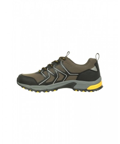 Shadow Mens Waterproof Softshell Hiking Shoes Green $39.89 Footwear