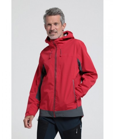 City Elements Mens Extreme 3 Layer Waterproof Jacket Red $29.05 Jackets