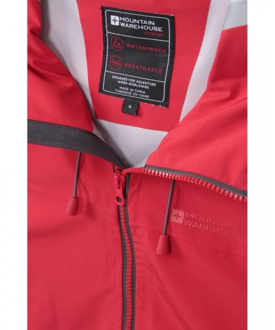 City Elements Mens Extreme 3 Layer Waterproof Jacket Red $29.05 Jackets