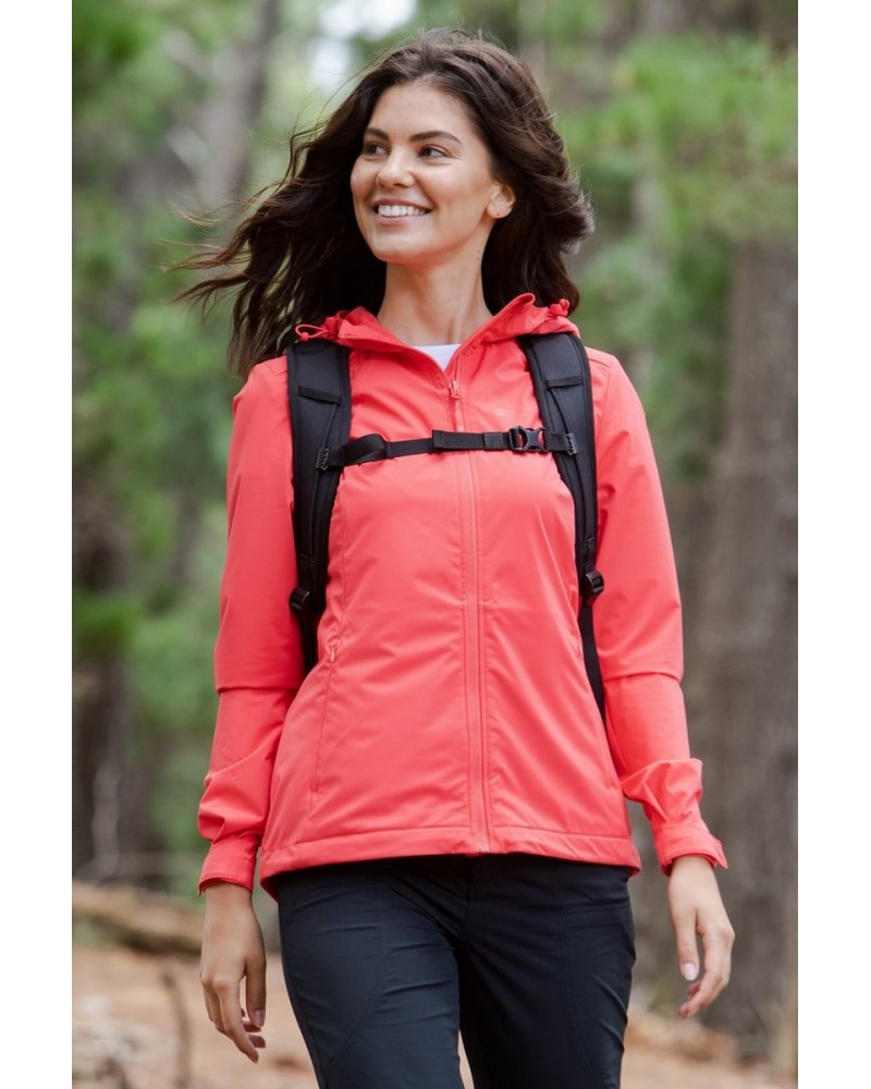 Solar Womens Lightweight Softshell Coral $16.34 Jackets