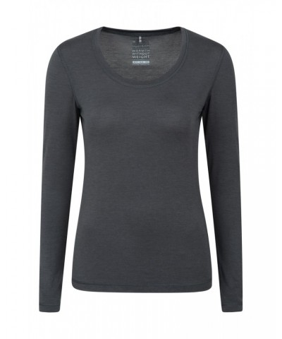 Keep The Heat Womens Thermal Top Dark Grey $15.59 Thermals