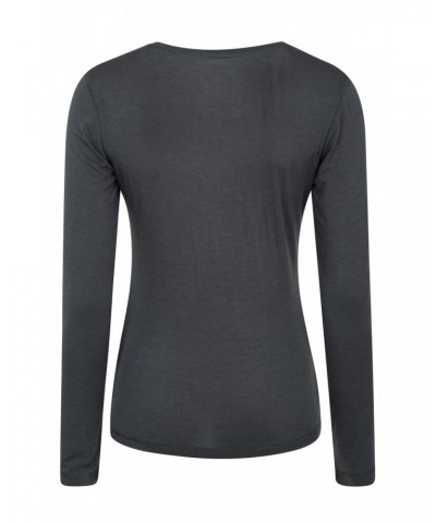 Keep The Heat Womens Thermal Top Dark Grey $15.59 Thermals