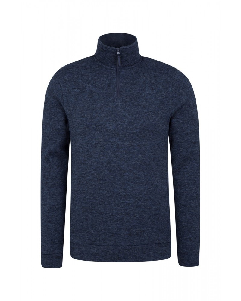 Idris Mens Fleece Navy $14.78 Fleece