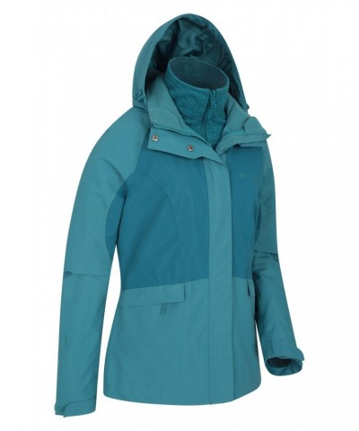 Thunderstorm 3-in-1 Womens Jacket Teal $47.19 Jackets