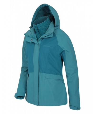 Thunderstorm 3-in-1 Womens Jacket Teal $47.19 Jackets