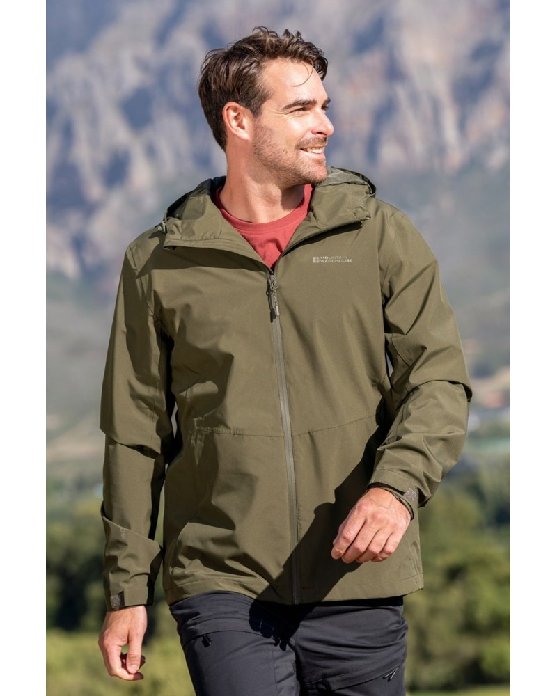 Covert Mens Waterproof Jacket Khaki $32.90 Jackets