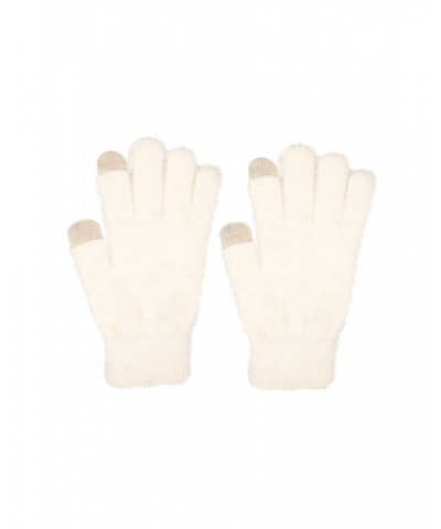 Soft Womens Touchscreen Gloves Cream $13.49 Accessories