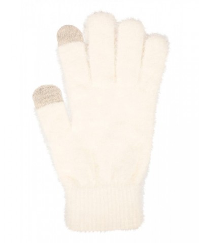 Soft Womens Touchscreen Gloves Cream $13.49 Accessories