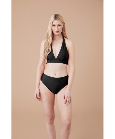 Vent Womens Bikini Top Black $14.25 Swimwear