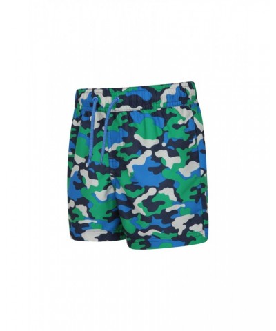 Patterned Kids Boardshorts Green $9.00 Pants