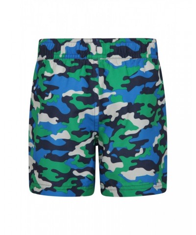 Patterned Kids Boardshorts Green $9.00 Pants